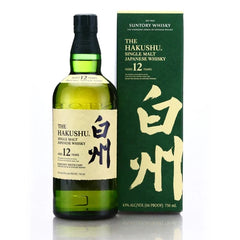 Hakushu 12 Years Old Single Malt Japanese Whisky 750ml