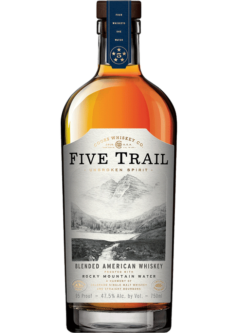 Coors Five Trail Unbroken Spirit Blended American Whisky Colorado 750Ml