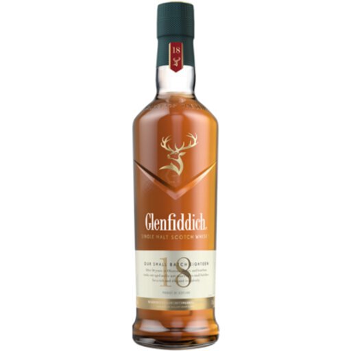 Glenfiddich 18 Years Old Small Batch Reserve Single Malt Scotch Whisky 750Ml