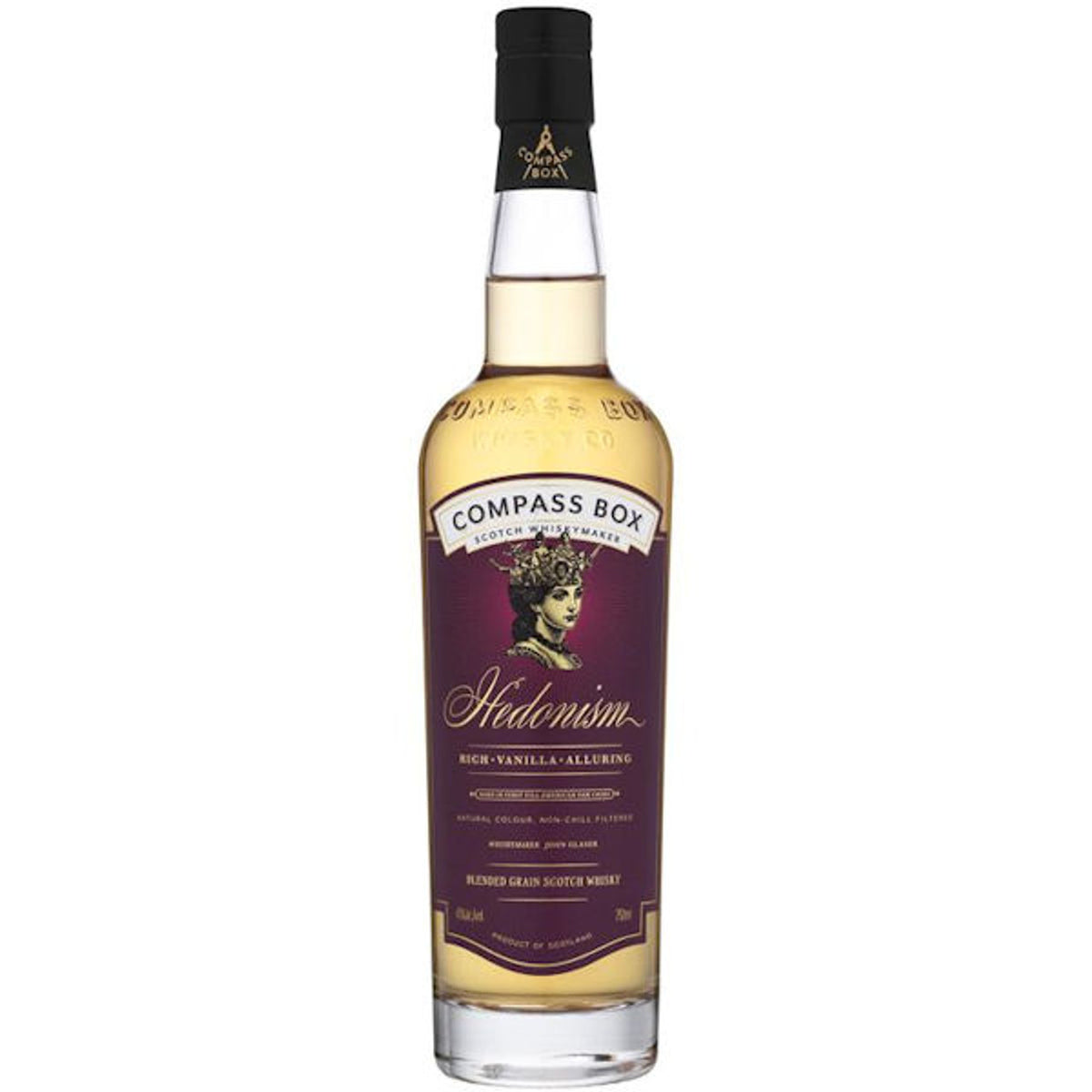 Compass Box Hedonism Blended Grain Scotch Whisky 750ml