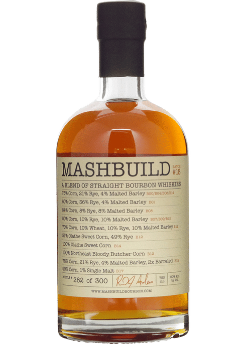 Mashbuild Peak Barrel Blend Bourbon Whiskey 750ml