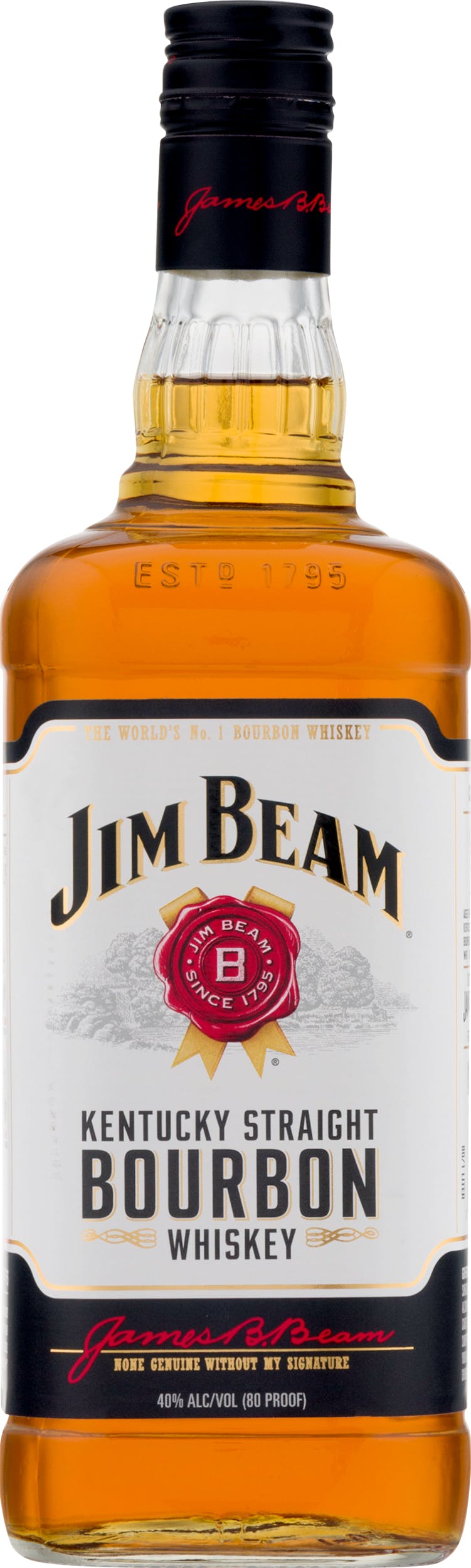 Jim Beam Kentucky Straight Bourbon Whiskey 1L