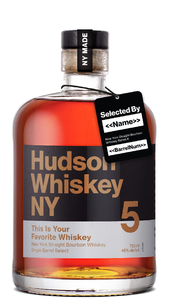 Hudson Whiskey Ny 5 Years Old New York Straight Bourbon Whiskey 750Ml