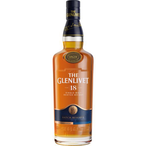 Glenlivet Single Malt Scotch Whisky 18 Years Old 750Ml