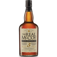 The Real Mccoy 5 Years Old Single Blended Aged Rum, 80 Proof 750ml