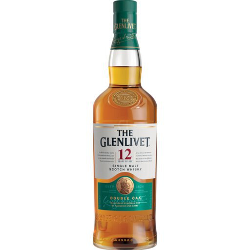 Glenlivet Single Malt Scotch Whisky 12 Years Old 750Ml