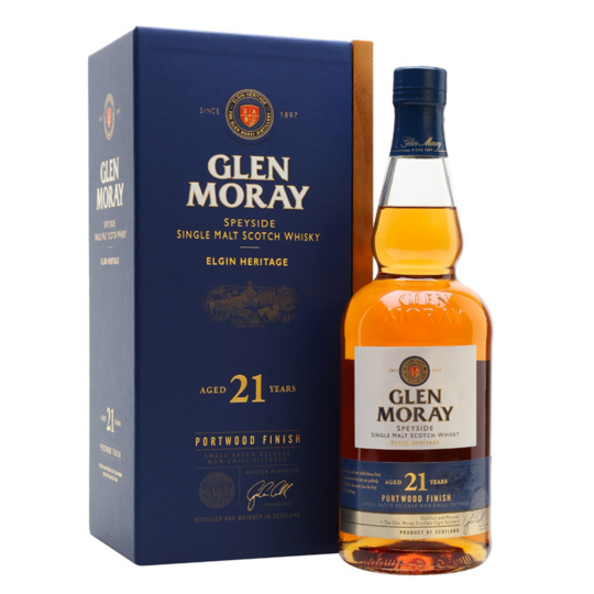 Glen Moray Elgin Heritage Portwood Finish 21 Years Old Single Malt Scotch Whisky 750Ml