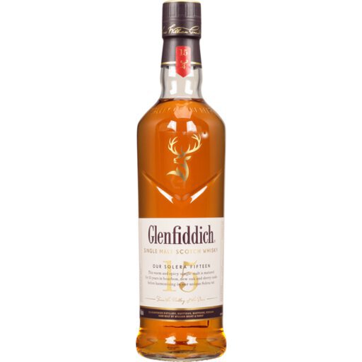 Glenfiddich 15 Years Old Solera Single Malt Scotch Whisky 750Ml